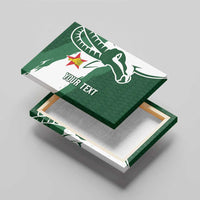 Zimbabwe Rugby Personalized Grunge Canvas Wall Art GO Sables - Wonder Print Shop