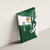 Zimbabwe Rugby Personalized Grunge Canvas Wall Art GO Sables - Wonder Print Shop