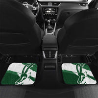 Zimbabwe Rugby Personalized Grunge Car Mats GO Sables - Wonder Print Shop