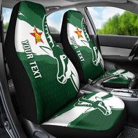 Zimbabwe Rugby Personalized Grunge Car Seat Cover GO Sables - Wonder Print Shop