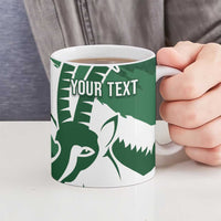 Zimbabwe Rugby Personalized Grunge Ceramic Mug GO Sables - Wonder Print Shop