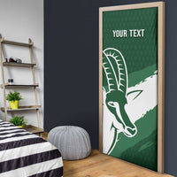 Zimbabwe Rugby Personalized Grunge Door Cover GO Sables - Wonder Print Shop