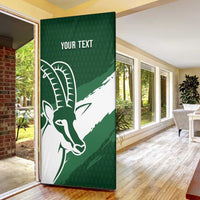 Zimbabwe Rugby Personalized Grunge Door Cover GO Sables - Wonder Print Shop