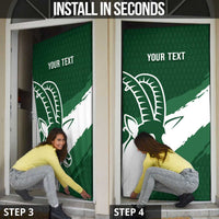 Zimbabwe Rugby Personalized Grunge Door Cover GO Sables - Wonder Print Shop