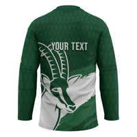 Zimbabwe Rugby Personalized Grunge Hockey Jersey GO Sables - Wonder Print Shop
