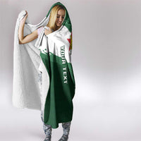 Zimbabwe Rugby Personalized Grunge Hooded Blanket GO Sables - Wonder Print Shop