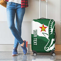 Zimbabwe Rugby Personalized Grunge Luggage Cover GO Sables - Wonder Print Shop