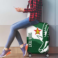 Zimbabwe Rugby Personalized Grunge Luggage Cover GO Sables - Wonder Print Shop