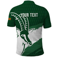 Zimbabwe Rugby Personalized Grunge Polo Shirt GO Sables - Wonder Print Shop