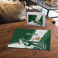 Zimbabwe Rugby Personalized Grunge Puzzle GO Sables - Wonder Print Shop