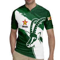 Zimbabwe Rugby Personalized Grunge Rugby Jersey GO Sables - Wonder Print Shop