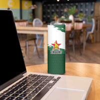 Zimbabwe Rugby Personalized Grunge Skinny Tumbler GO Sables - Wonder Print Shop