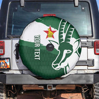 Zimbabwe Rugby Personalized Grunge Spare Tire Cover GO Sables - Wonder Print Shop