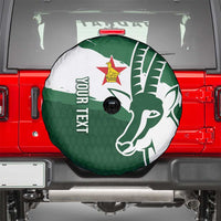 Zimbabwe Rugby Personalized Grunge Spare Tire Cover GO Sables - Wonder Print Shop