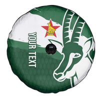 Zimbabwe Rugby Personalized Grunge Spare Tire Cover GO Sables - Wonder Print Shop