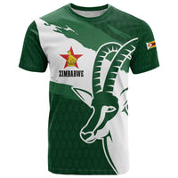 Zimbabwe Rugby Personalized Grunge T Shirt GO Sables - Wonder Print Shop