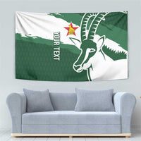 Zimbabwe Rugby Personalized Grunge Tapestry GO Sables - Wonder Print Shop