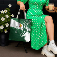 Zimbabwe Rugby Personalized Grunge Tote Bag GO Sables - Wonder Print Shop