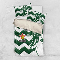 Zimbabwe Rugby The Sables Personalized Bedding Set Retro Jersey Inspired - Wonder Print Shop