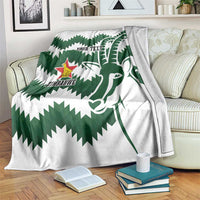 Zimbabwe Rugby The Sables Personalized Blanket Retro Jersey Inspired - Wonder Print Shop
