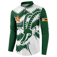 Zimbabwe Rugby The Sables Personalized Button Sweatshirt Retro Jersey Inspired - Wonder Print Shop