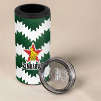 Zimbabwe Rugby The Sables Personalized 4 in 1 Can Cooler Tumbler Retro Jersey Inspired - Wonder Print Shop