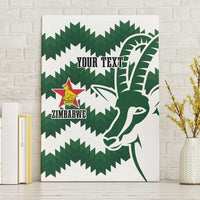 Zimbabwe Rugby The Sables Personalized Canvas Wall Art Retro Jersey Inspired - Wonder Print Shop