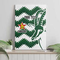 Zimbabwe Rugby The Sables Personalized Canvas Wall Art Retro Jersey Inspired - Wonder Print Shop