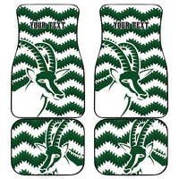 Zimbabwe Rugby The Sables Personalized Car Mats Retro Jersey Inspired - Wonder Print Shop