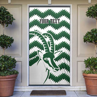 Zimbabwe Rugby The Sables Personalized Door Cover Retro Jersey Inspired - Wonder Print Shop