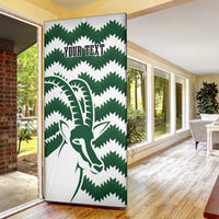 Zimbabwe Rugby The Sables Personalized Door Cover Retro Jersey Inspired - Wonder Print Shop