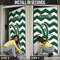 Zimbabwe Rugby The Sables Personalized Door Cover Retro Jersey Inspired - Wonder Print Shop