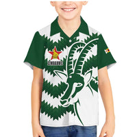 Zimbabwe Rugby The Sables Personalized Family Matching Mermaid Dress and Hawaiian Shirt Retro Jersey Inspired - Wonder Print Shop