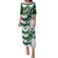 Zimbabwe Rugby The Sables Personalized Family Matching Puletasi and Hawaiian Shirt Retro Jersey Inspired - Wonder Print Shop