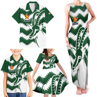 Zimbabwe Rugby The Sables Personalized Family Matching Tank Maxi Dress and Hawaiian Shirt Retro Jersey Inspired - Wonder Print Shop