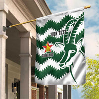 Zimbabwe Rugby The Sables Personalized Garden Flag Retro Jersey Inspired - Wonder Print Shop