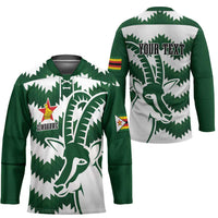 Zimbabwe Rugby The Sables Personalized Hockey Jersey Retro Jersey Inspired - Wonder Print Shop