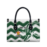 Zimbabwe Rugby The Sables Personalized Leather Bag Retro Jersey Inspired - Wonder Print Shop