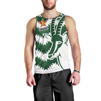 Zimbabwe Rugby The Sables Personalized Men Tank Top Retro Jersey Inspired - Wonder Print Shop