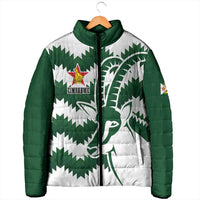 Zimbabwe Rugby The Sables Personalized Padded Jacket Retro Jersey Inspired - Wonder Print Shop