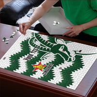 Zimbabwe Rugby The Sables Personalized Puzzle Retro Jersey Inspired - Wonder Print Shop