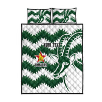 Zimbabwe Rugby The Sables Personalized Quilt Bed Set Retro Jersey Inspired - Wonder Print Shop