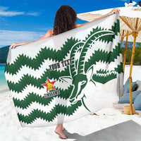 Zimbabwe Rugby The Sables Personalized Sarong Retro Jersey Inspired - Wonder Print Shop