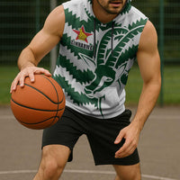 Zimbabwe Rugby The Sables Personalized Sleeveless Hoodie Retro Jersey Inspired - Wonder Print Shop