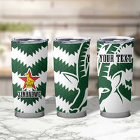 Zimbabwe Rugby The Sables Personalized Tumbler Cup Retro Jersey Inspired - Wonder Print Shop