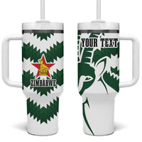 Zimbabwe Rugby The Sables Personalized Tumbler With Handle Retro Jersey Inspired - Wonder Print Shop