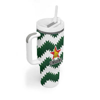 Zimbabwe Rugby The Sables Personalized Tumbler With Handle Retro Jersey Inspired - Wonder Print Shop