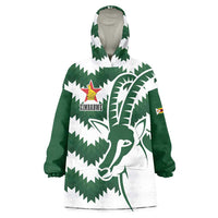 Zimbabwe Rugby The Sables Personalized Wearable Blanket Hoodie Retro Jersey Inspired - Wonder Print Shop