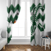 Zimbabwe Rugby The Sables Personalized Window Curtain Retro Jersey Inspired - Wonder Print Shop