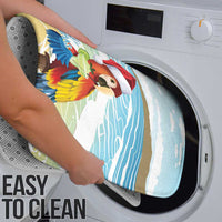 Have A Very Beach Christmas Bathroom Set Parrot By Lehua Flower - Wonder Print Shop